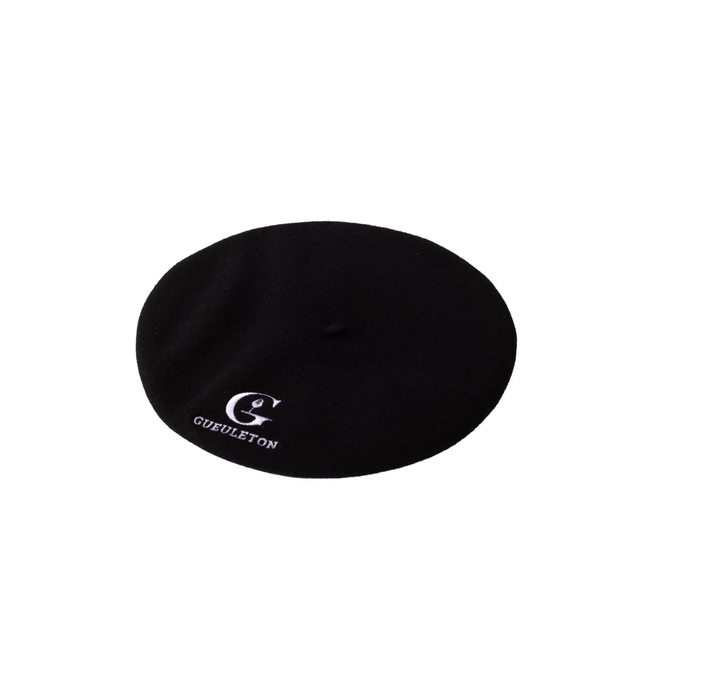 Béret noir Gueuleton, fabriqué en France par Laulhère