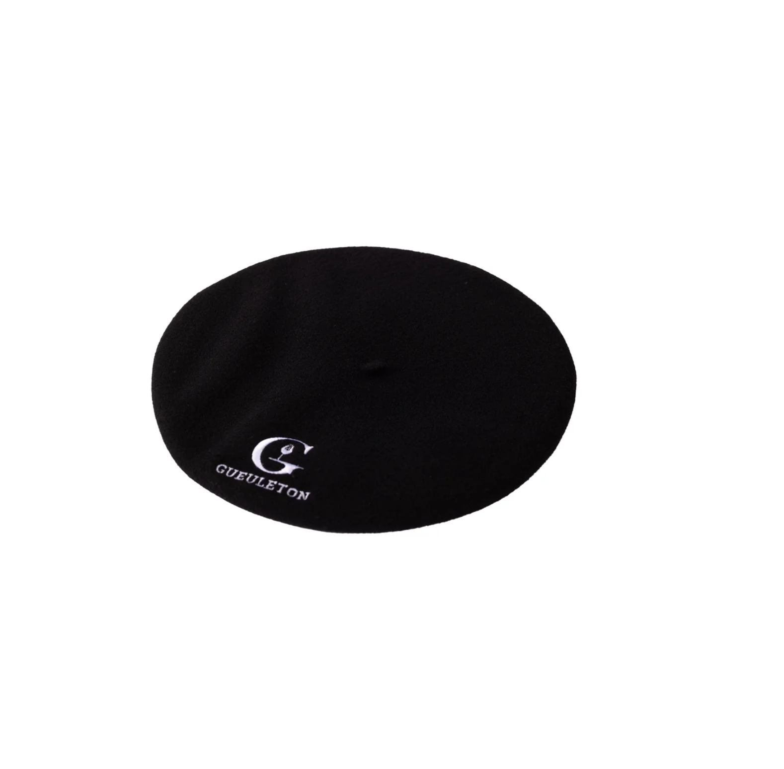 Béret noir Gueuleton, fabriqué en France par Laulhère
